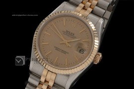 RDJMT10072 14K Wrapped Gold Dial Stick Markers Swiss Eta 2836