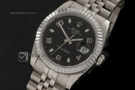 RDJMS10031 SS Black Dial Num/Stk Markers Eta 2836-2