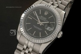 RDJMS10033 SS Black Tux Dial Stick Markers Eta 2836-2