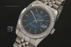 RDJMS10034 SS Burnt Blue Dial Stick Markers Eta 2836-2