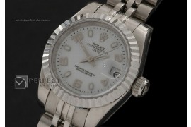RDJLS10062 SS White Dial Jubilee Num/Stk Marker Swiss Eta2671