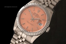 RDJMS10035 SS Salmon Dial Stick Markers Eta 2836-2