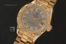RDJLF10062 FG Diamond/Grey Dial Roman Markers/Bez Eta 2671