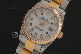 RDJMT10082 TT White Dial Diam/Roman Markers Osyter Eta 2836-2