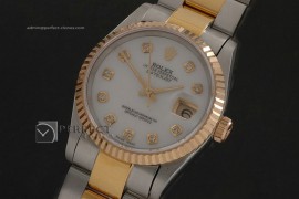 RDJMT10083 TT MOP White Dial Diamond Markers Osyter Eta 2836-2