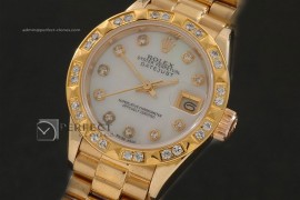 RDJLF10059 FG MOP White Dial Diamond Markers/Bez Eta 2671