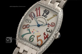 FMCR10009 Curvex Colour Dreams Men Diamond/WG White Eta 2824-2