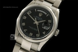 RLDDS1006SS Black Dial Num Marker Oyster Eta 2836-2
