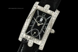 HW10003 Ladies Avenue C WG Black Diamonds Swiss Quartz