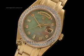 RLDDF10091 FG Masterpiece MOP Rustic Dial Diam Markers/Bez Eta
