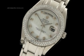 RLDDS10082 SS Masterpiece MOP White Dial Diam Markers/Bez Eta