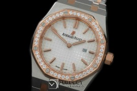 APLD01011D Royal Oak Ladies SS/RG White S-Qtz