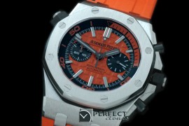 APDC-085 Royal Oak Diver Chrongraph SS/RU Orange Asia 7750/3126