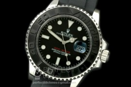RYMEN00081R Yachtmaster Men CER/SS/RU Black A-2836