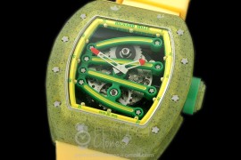 RM059-01-101 Yohan Blake Tourbillon Green FC/RU Asian H/W