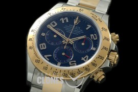RLDT00115A Daytona 116523 YG/SS Blue Num A-7750 Sec@6 28800