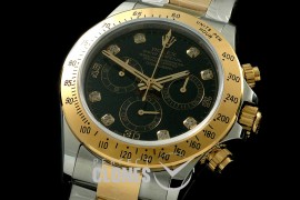 RLDT00125A Daytona 116523 YG/SS Black Diam A-7750 Sec@6 28800
