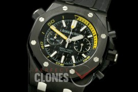 APDC-069 Royal Oak Diver Chrono PVD/RU Black Asia 7750