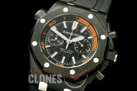 APDC-070 Royal Oak Diver Chrono PVD/RU Black Asia 7750