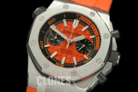 APDC-055 Royal Oak Diver Chrono SS/RU Orange Asia 7750