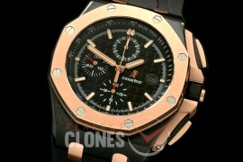 AP26400-124 Royal Oak Offshore 26400 PVD/RG/RU Black A-7750