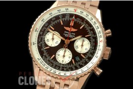 BLN01-145 Navitimer 01 RG/RG Bronze Stk Asian 7750 28800