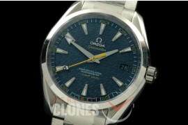 OMAT41-091 Aqua Terra 007 Auto SS/SS Blue A-2836/8507