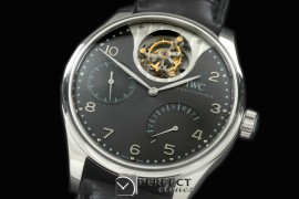 IWPTB00122 Portugese Mystere Tourbillon SS/LE Black Tourbillon