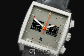 TGM00915 Monaco Classic SS/LE Grey Jap OS2Quartz Chrono