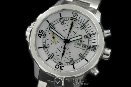 IWAQT20021S 2014 Aquatimer Cousteau Diver SS/SS White A-7750