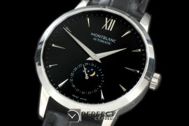 MBST10014 Star Calender Moonphase SS/LE Black M-9105
