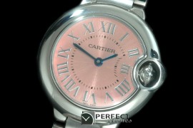 CARBA00115 Ballon Bleu de Cartier Ladies SS Pink Swiss Quart