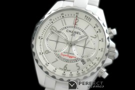 CHA00011 Superleggera Chrono SS/CER White Japanese Qtz Jap OS 20