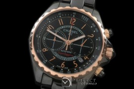 CHA00014 Superleggera Chrono RG/CER Black Japanese Qtz Jap OS 20