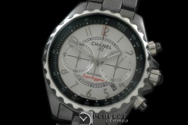 CHA00015 Superleggera Chrono SS/CER Blk/Wht Japanese Qtz Jap OS