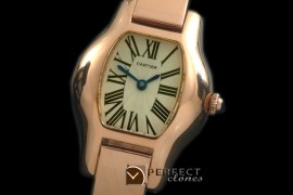 CAR-TOR-207 Tortue De Cartier RG/RG White Swiss Quartz