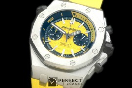 APDC-104 Royal Oak Diver Chronohraph SS/RU Yellow Seiko VK64 Qtz
