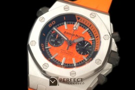 APDC-105 Royal Oak Diver Chronohraph SS/RU Orange Seiko VK64 Qtz