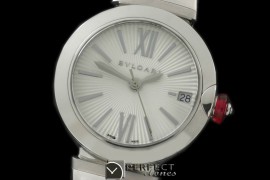 BVL00121 Lvcea SS/SS White Stk Swiss Quartz