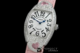 FMDH-105 Curvex Diamond Heart SS/LE White Jap Qtz