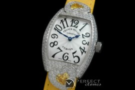 FMDH-104 Curvex Diamond Heart SS/LE White Jap Qtz