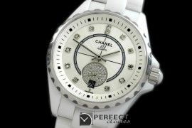 CHA365-107 J12 365 CER/CER White Diam Swiss Qtz