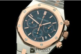 0APROC02008 Royal Oak Chrono RG/SS Blue Jap OS20 Quartz