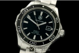 TGAQ00056 Aquaracer Calibre 5 SS/SS Black A-2824