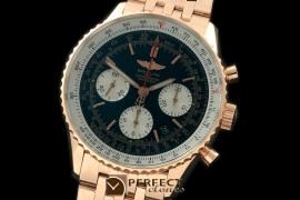 BLN01-143 Navitimer 01 RG/RG Blue Stk Asian 7750 28800