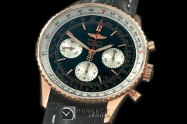 BLN01-143L Navitimer 01 RG/LE Blue Stk Asian 7750 28800