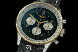 BLN01-116L Navitimer 01 SS/YG/LE Black Num Asian 7750 28800