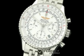 BLN01-101 Navitimer 01 SS/SS White Stk Asian 7750 28800
