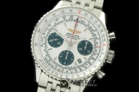 BLN01-102 Navitimer 01 SS/SS White Stk Asian 7750 28800