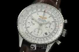 BLN01-101L Navitimer 01 SS/LE White Stk Asian 7750 28800